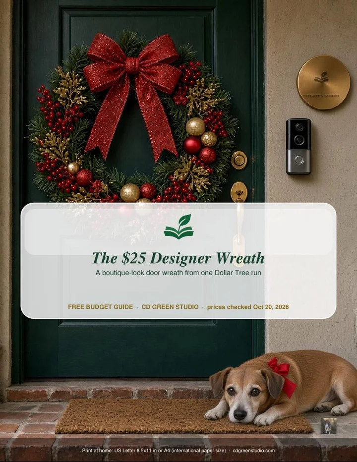 The $25 Designer Wreath cover