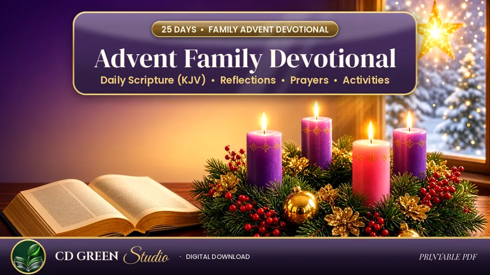 25-Day Advent Family Devotional cover