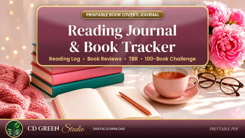 Reading Journal & Book Tracker cover
