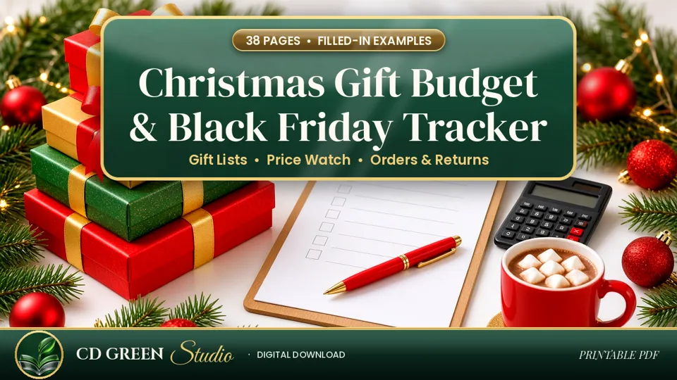 Christmas Gift Budget & Black Friday Deal Tracker cover