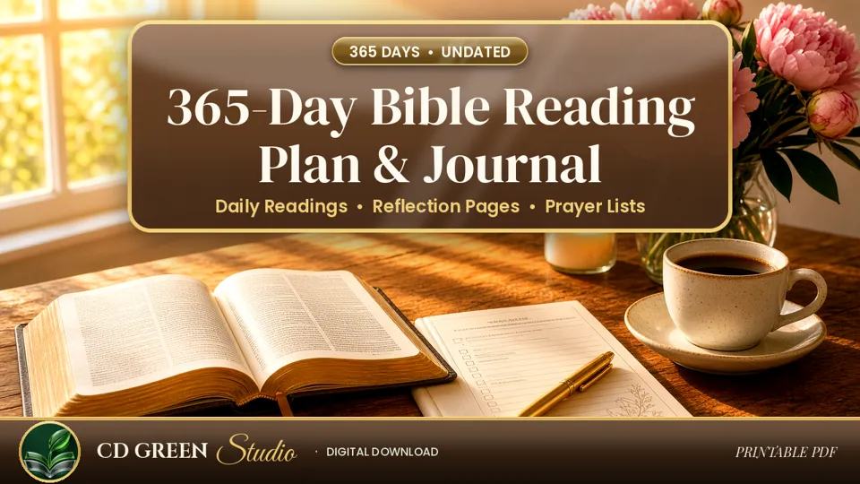 365-Day Bible Reading Plan & Journal cover