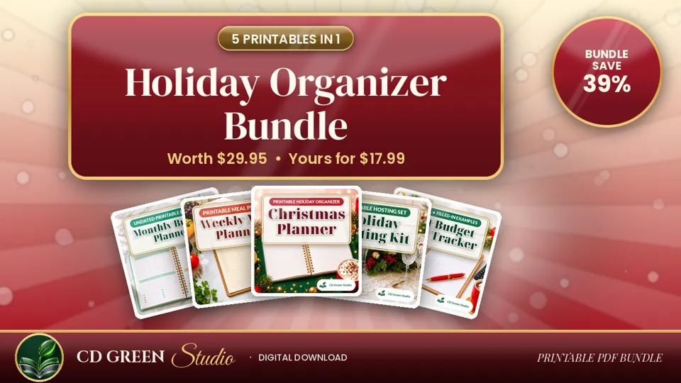 Holiday Organizer Bundle cover