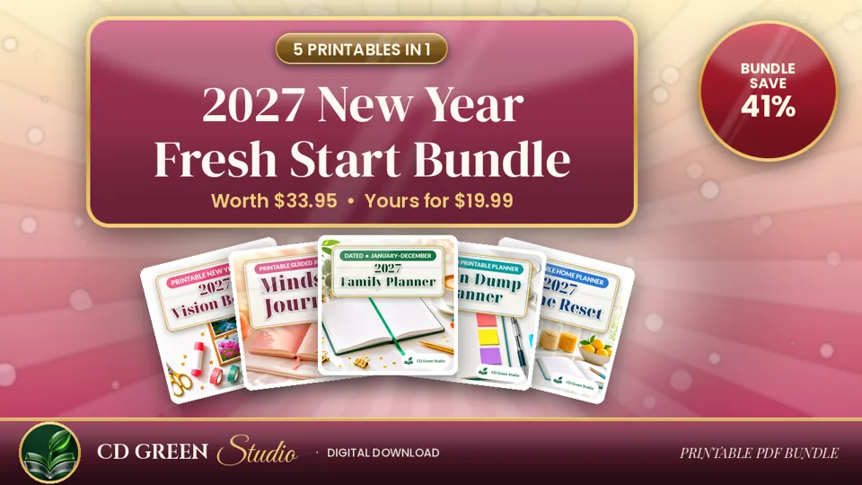 2027 Fresh Start Bundle cover