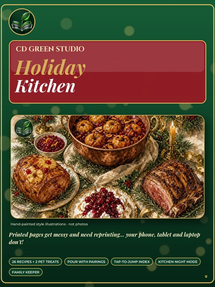 Holiday Kitchen: 26 Holiday Recipes + Wine Pairings cover